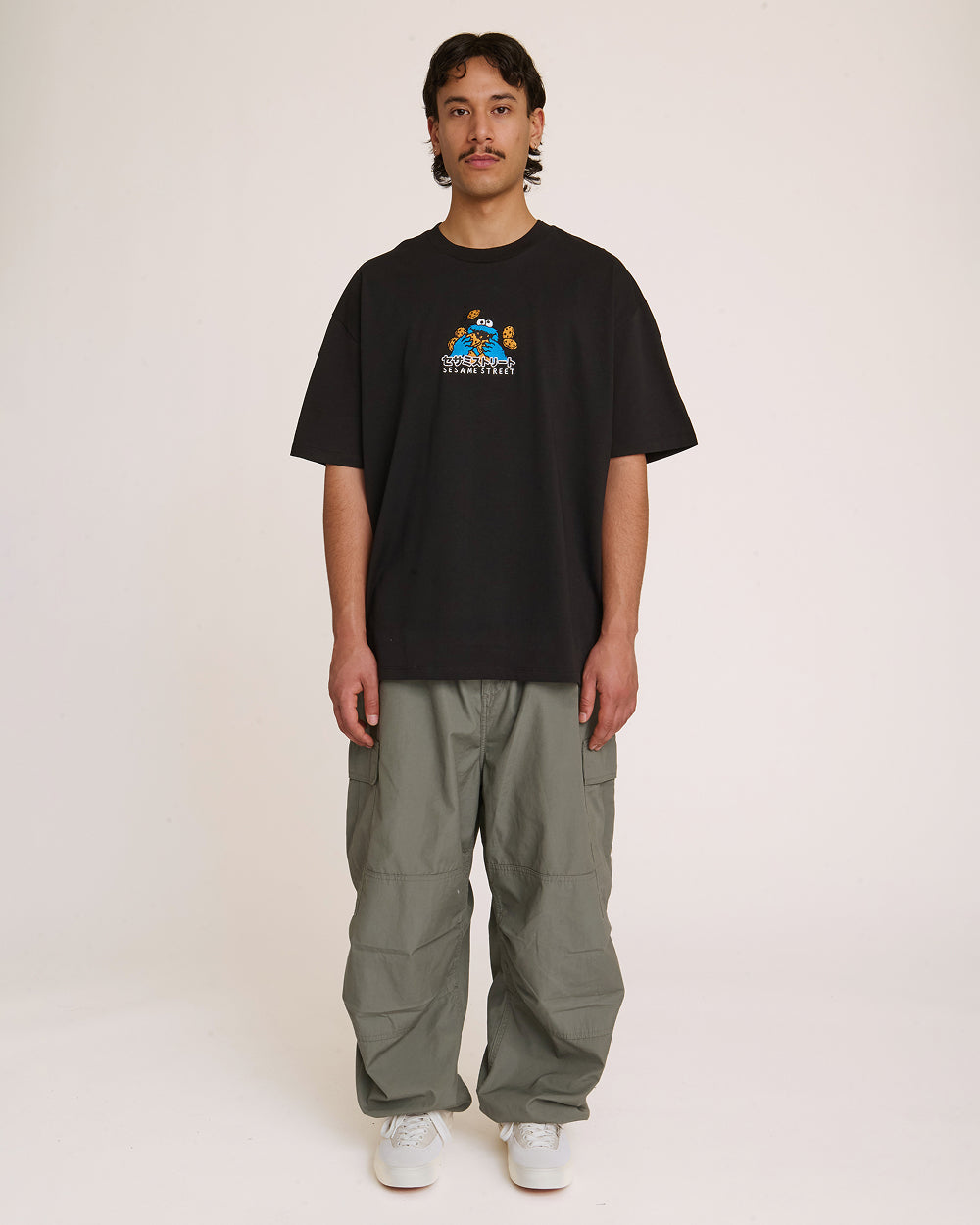 Cookie Monster Tokyo Oversized Embroidered Tee