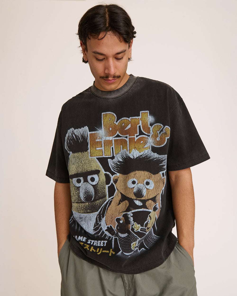 Bert and Ernie Street Patrol Wash Tee