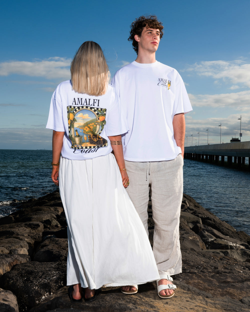 Amalfi Coast Oversized Tee