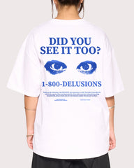 1-800 Delusions Oversized Tee