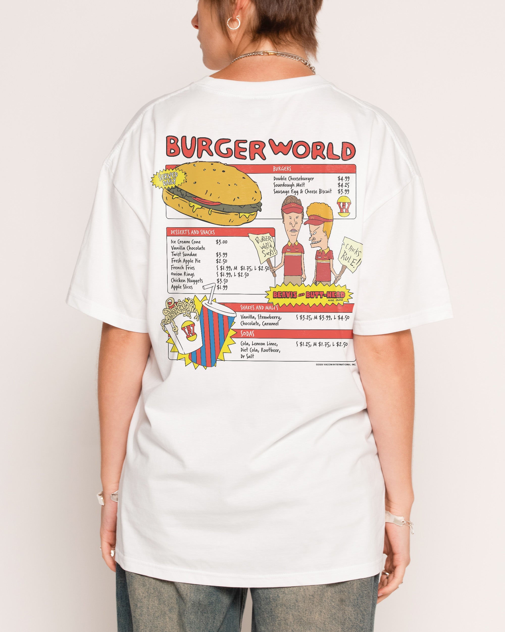 Burger World Oversized Tee