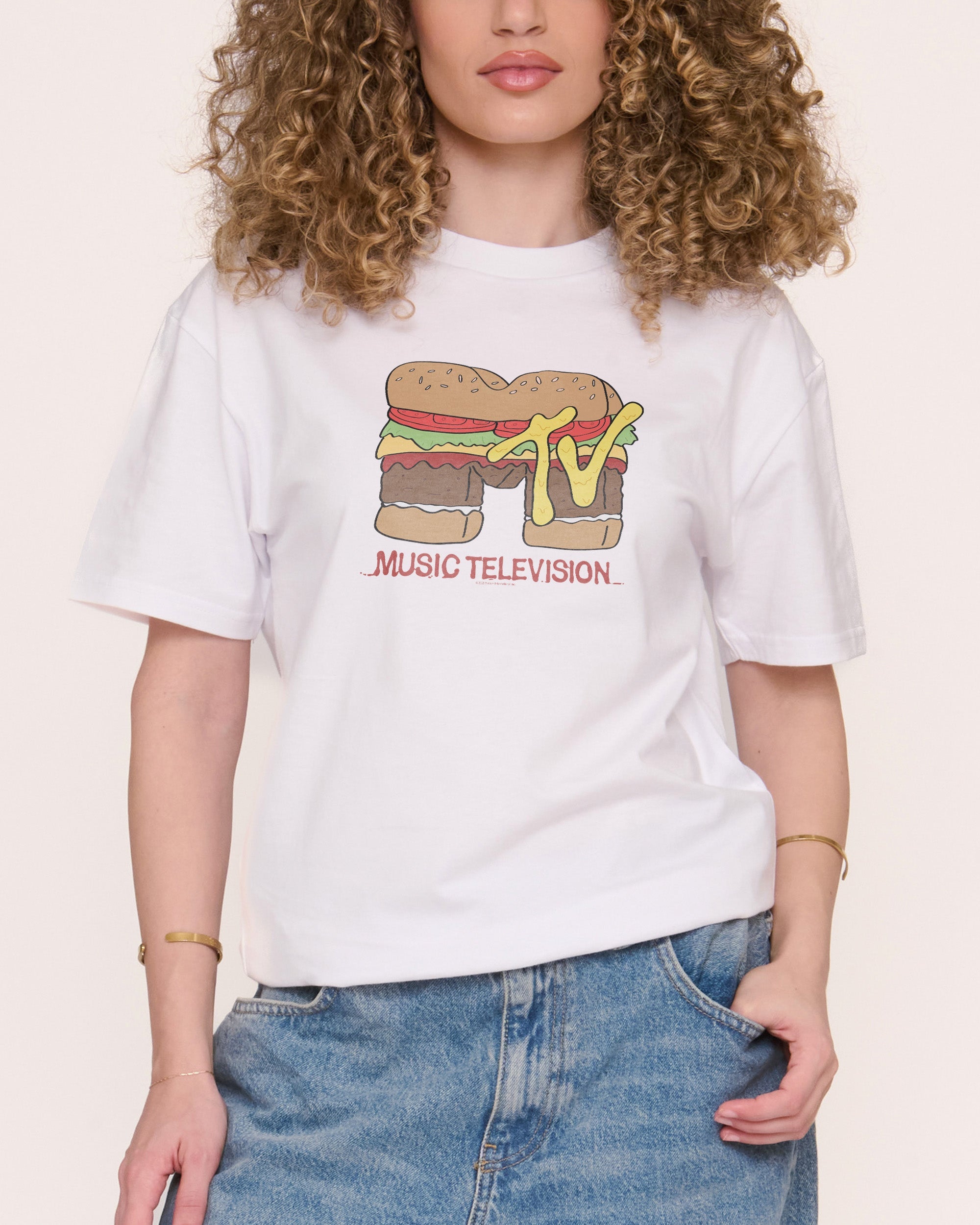 Burger MTV Logo T-Shirt