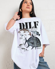 Damn I Love Fish Oversized Tee