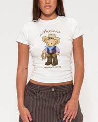 Anxious Millenial Cowboy Longline Baby Tee