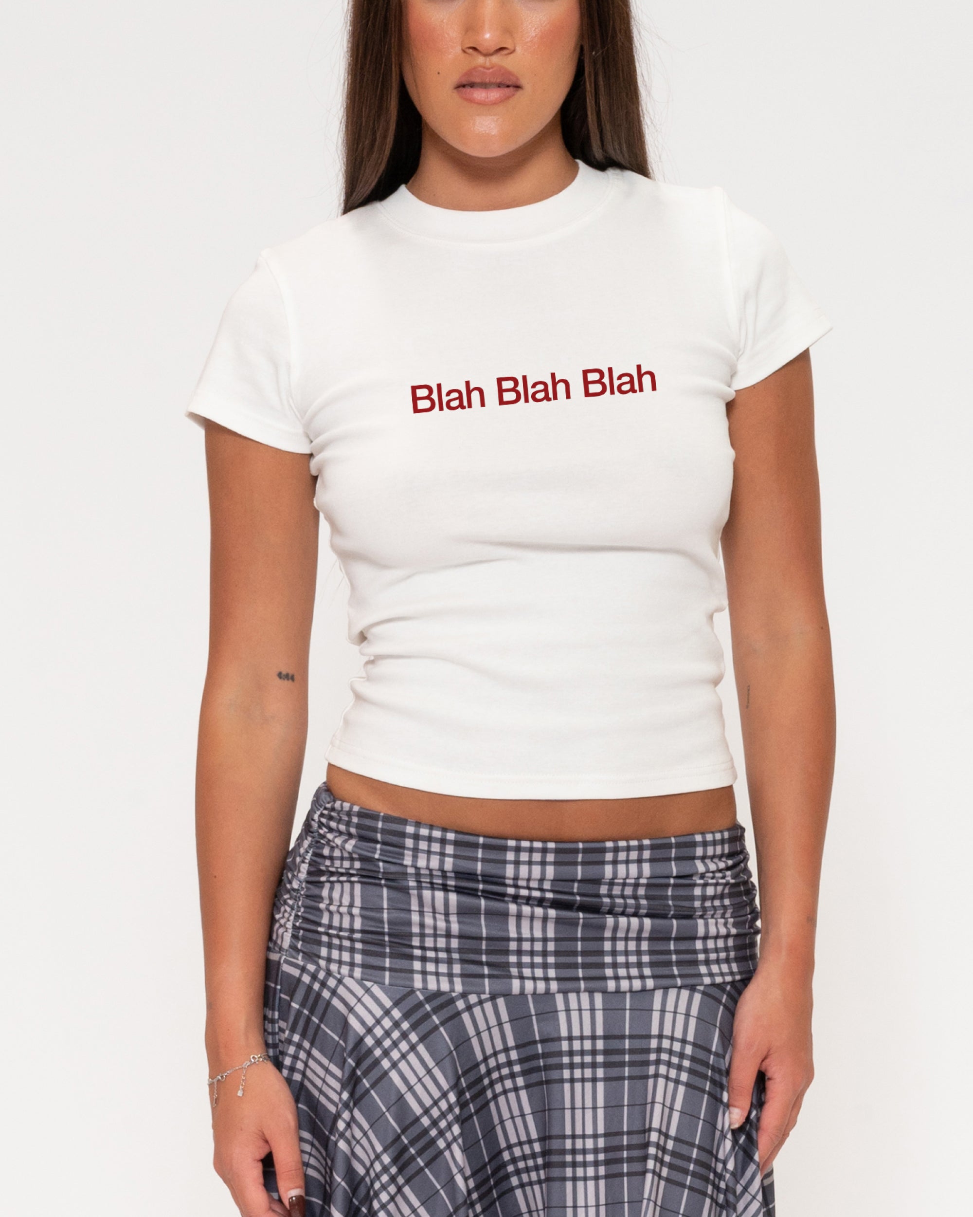 Blah Blah Blah Longline Baby Tee
