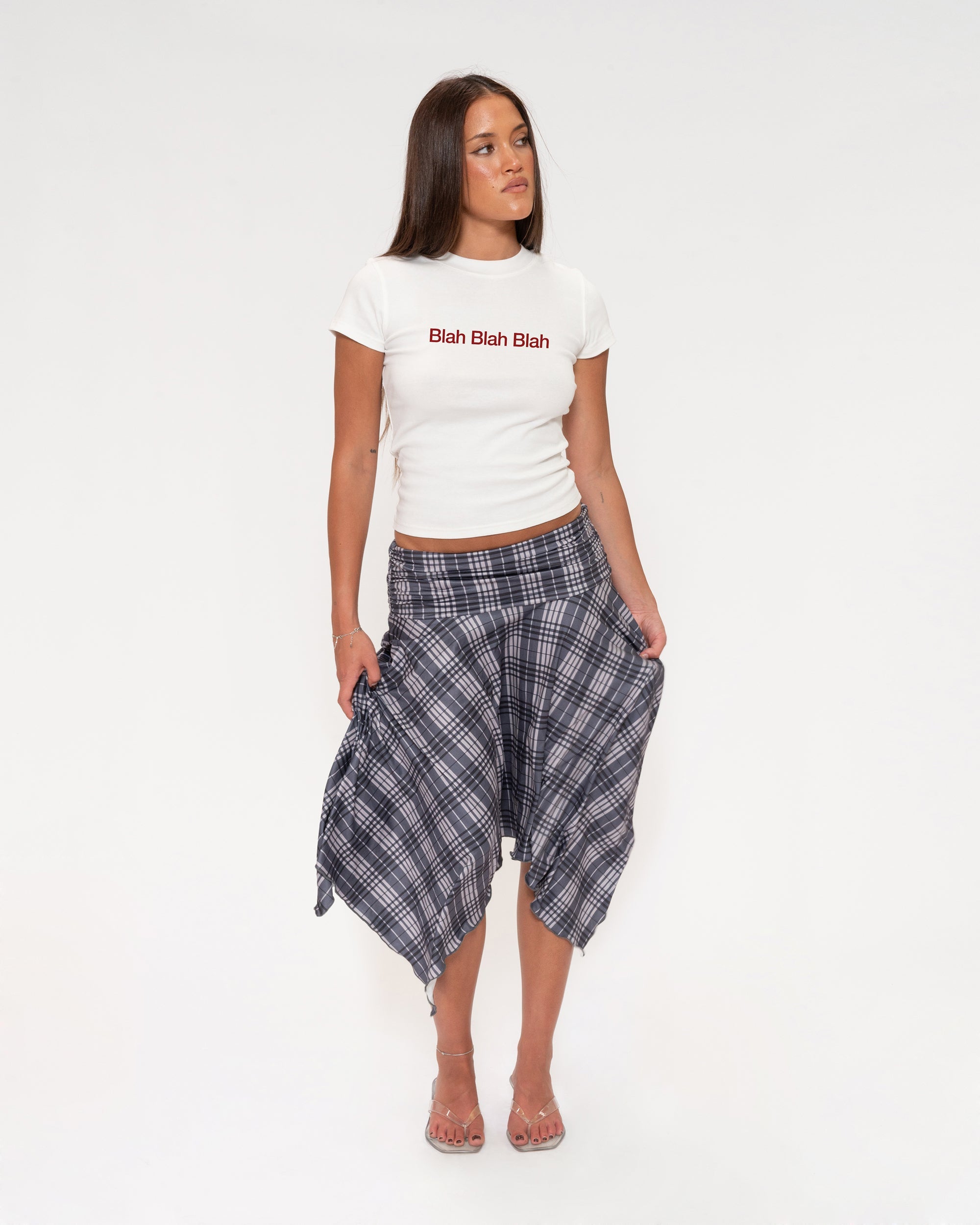 Blah Blah Blah Longline Baby Tee