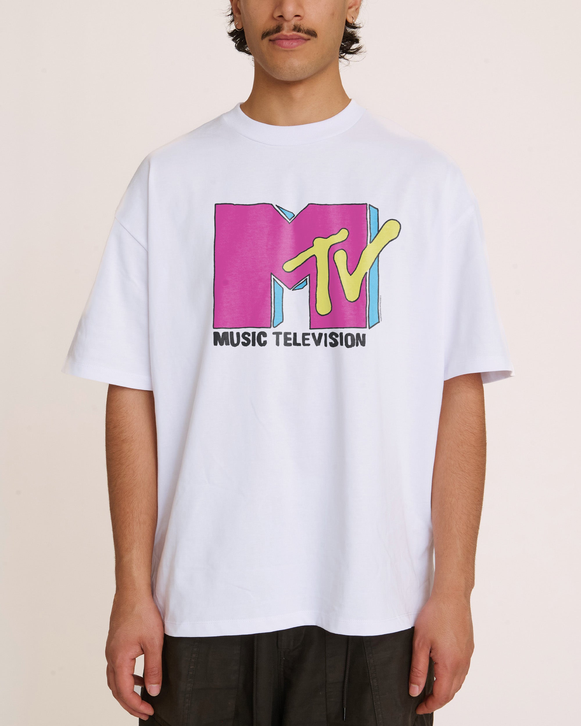 Classic MTV Logo Oversized Tee