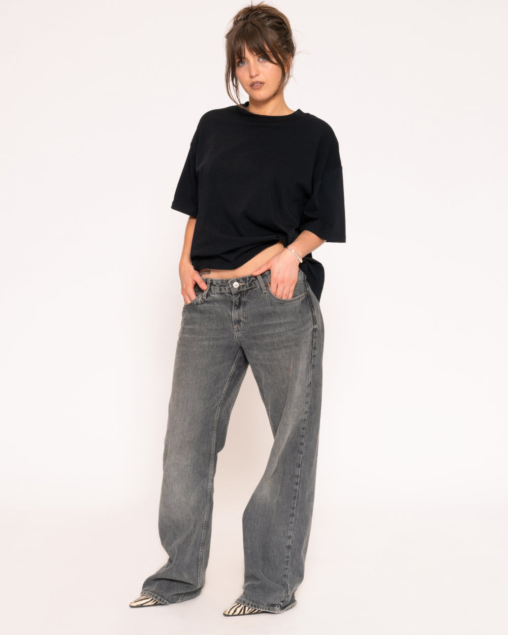 Boxy Tee 5-Pack: Black