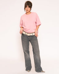 Boxy Tee 5-Pack: Black, White, Pistachio, Pink
