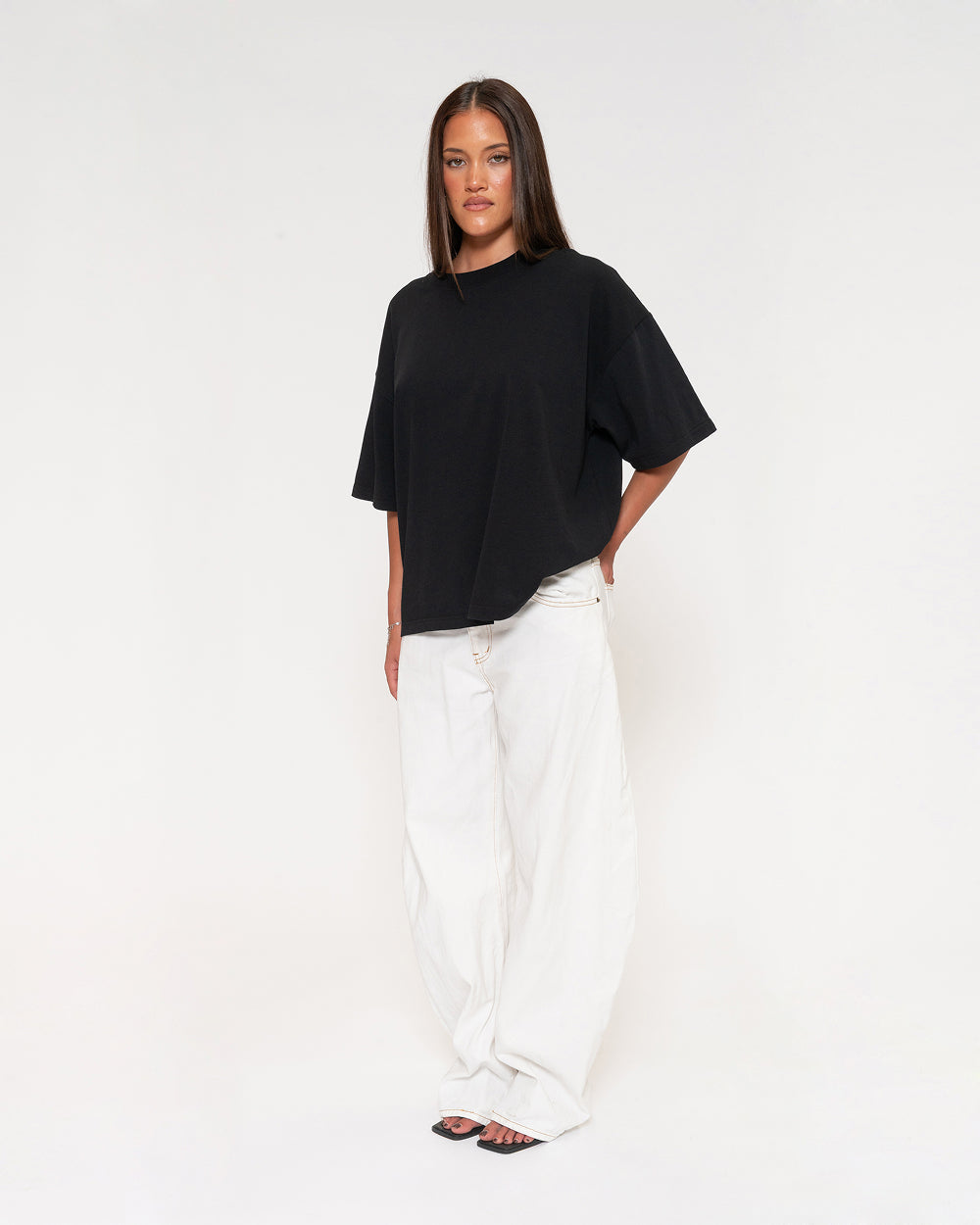 Boxy Tee 3-Pack: Black