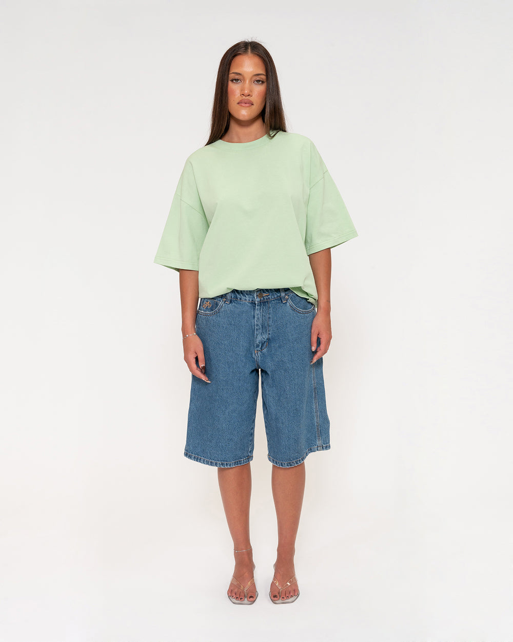 Boxy Tee 5-Pack: Dusk, Pale Blue, Pistachio, Pink, White